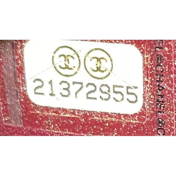 Chanel CC Eyelet Tote Quilted Patent Small Blue - Picture 7 of 7